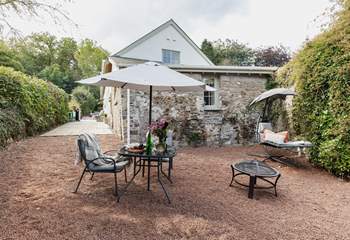 Enjoy the outdoor space and a slower pace of life from the enclosed garden.