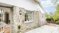 The Old Pottery, step through the front door past the garden and settle into your holiday abode.