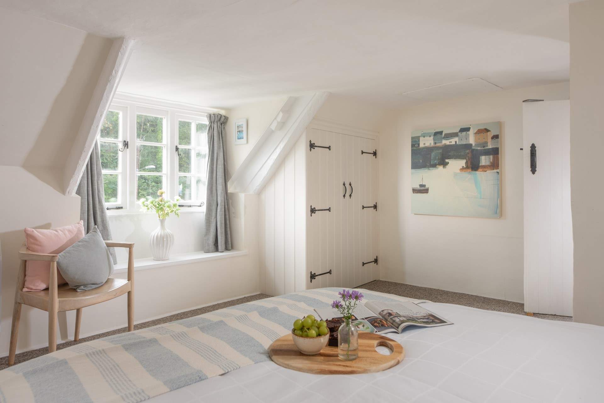 The wonderfully spacious room will delight.