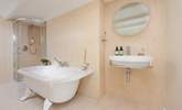 For a traditional cottage the family bathroom is really spacious. Set on the first floor you can enjoy a leisurely holiday soak or a refreshing shower,. - Thumbnail Image