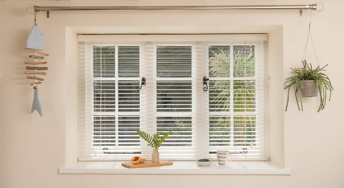 Lovely shutters at the window.