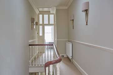 The first floor hallway.