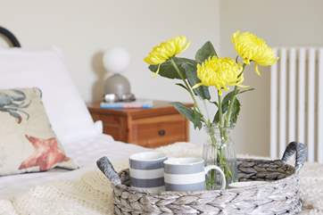 Enjoy a cuppa in bed.