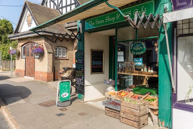 Pick up your daily fruit and veg from the village shop.