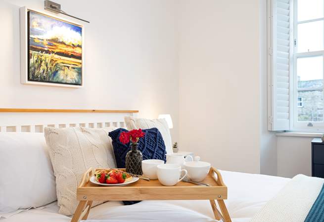 If you can't have breakfast in bed on holiday, when can you? 