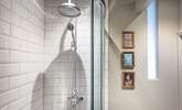 The shower has a powerful drench head shower.  - Thumbnail Image