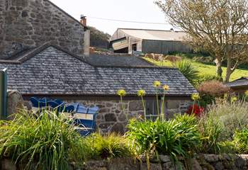 The Piggery is the little single-storey barn tucked behind the Zennor Wayside sign.