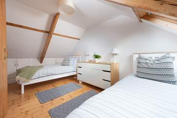 Located on the second floor is the twin bedroom.