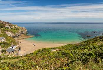Head to Trevaunce Cove for a dip in the sea. 