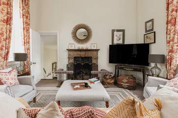 Enjoy a game of backgammon in front of a roaring open fire.