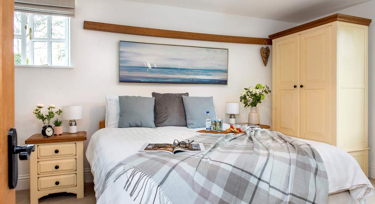 Bedroom four is a delight being double-aspect and styled and furnished, and also boasts a luxury en suite shower-room.