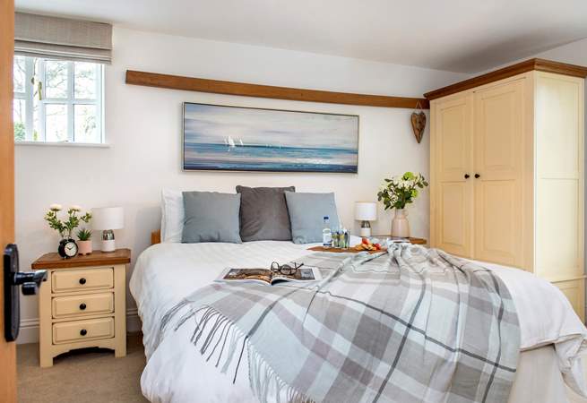 Bedroom four is a delight being double-aspect and styled and furnished, and also boasts a luxury en suite shower-room.