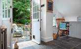 From the kitchen/breakfast-room step out on to the patio. - Thumbnail Image