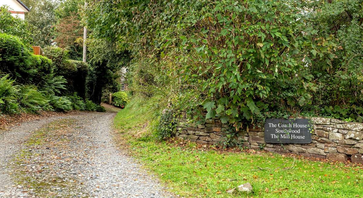 Pull off the village road and head down to The Mill House.