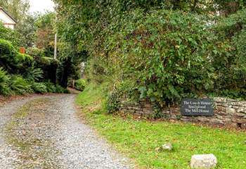 Pull off the village road and head down to The Mill House.