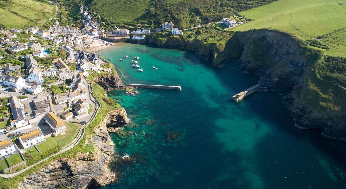 The village of Port Isaac, famous for TV's Doc Martin, The Fisherman's Friends and Michelin star chef Nathan Outlaw.