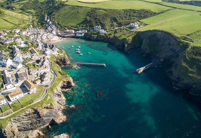 The village of Port Isaac, famous for TV's Doc Martin, The Fisherman's Friends and Michelin star chef Nathan Outlaw.