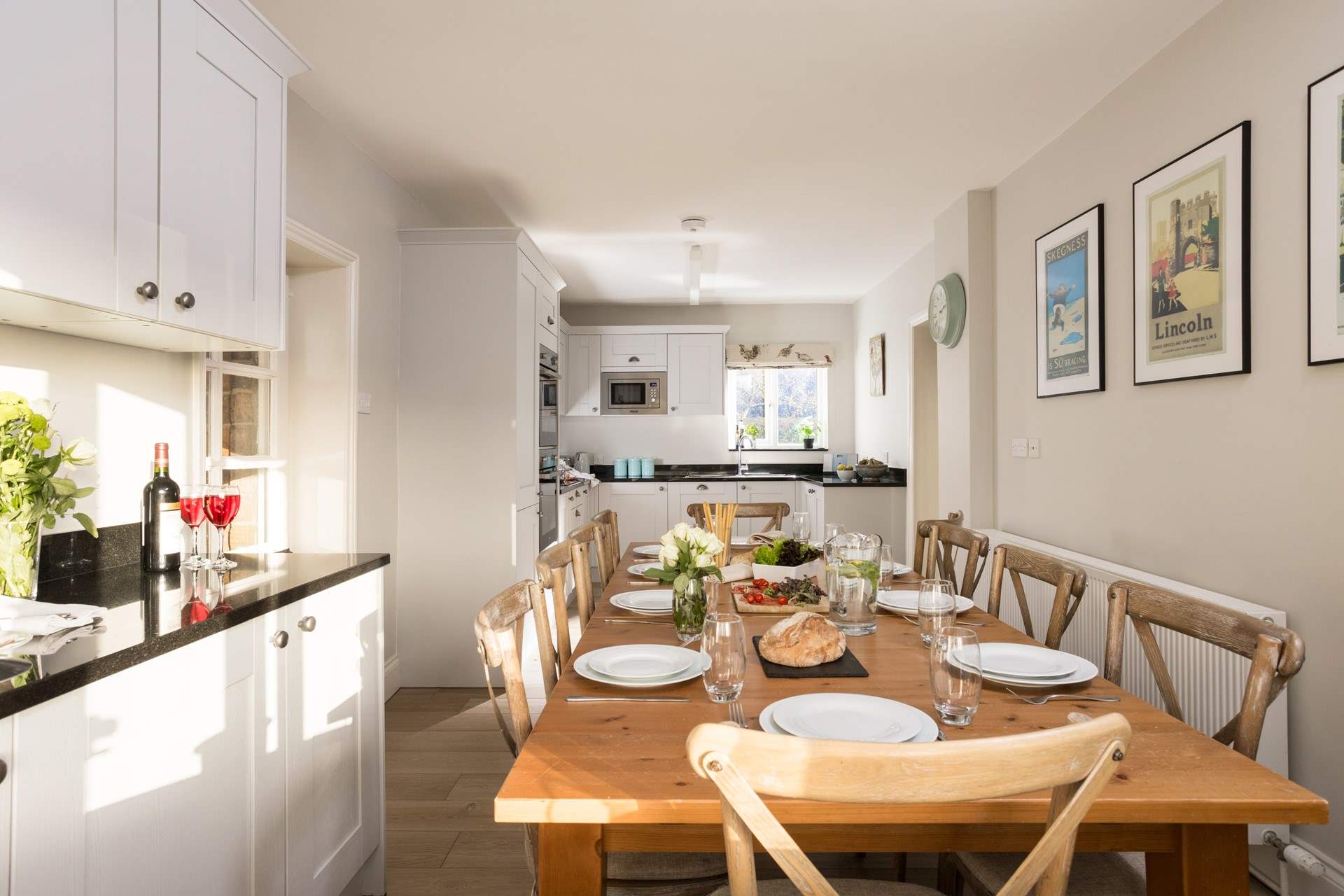 The kitchen is the hub of the house.