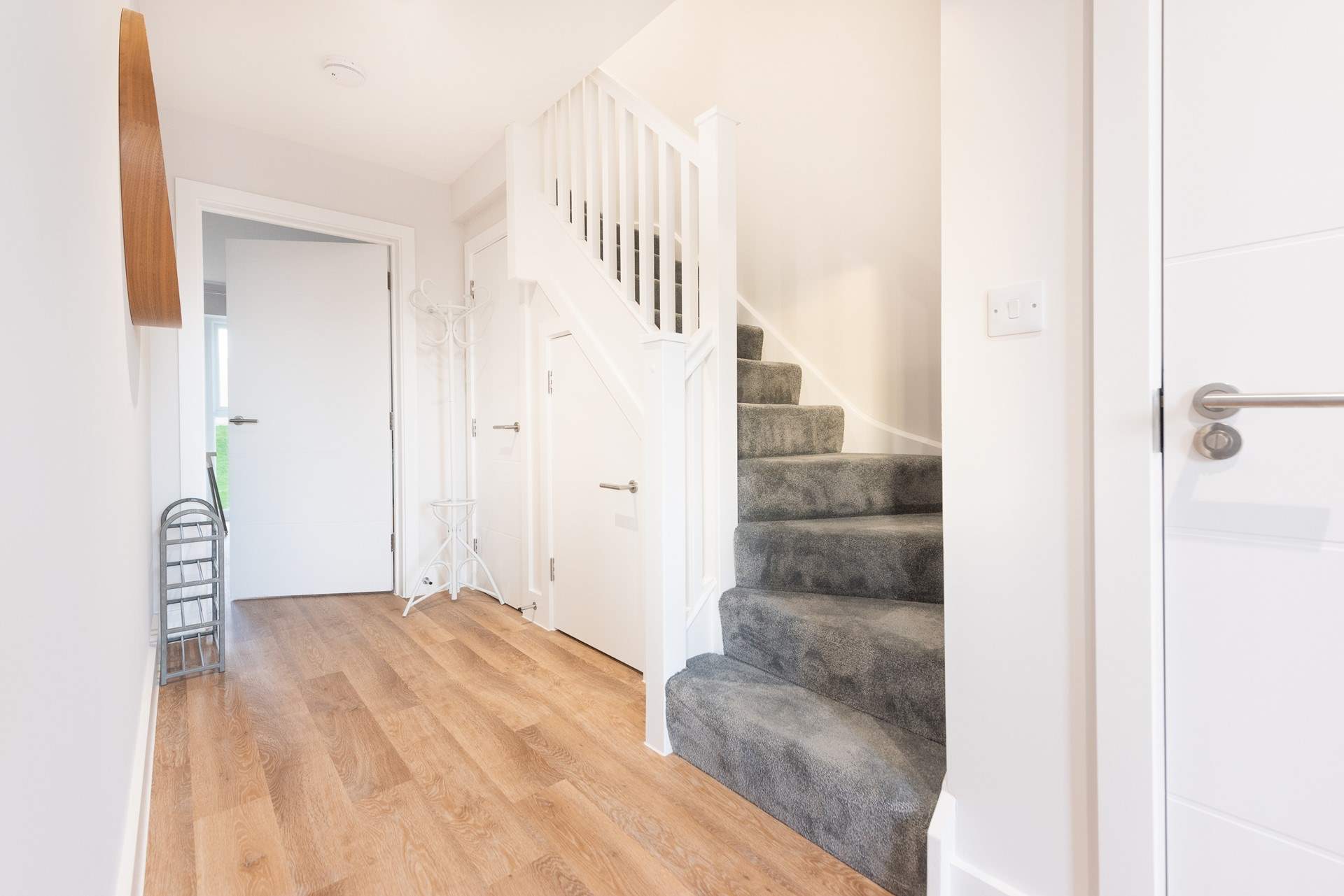 The welcoming hallway. 