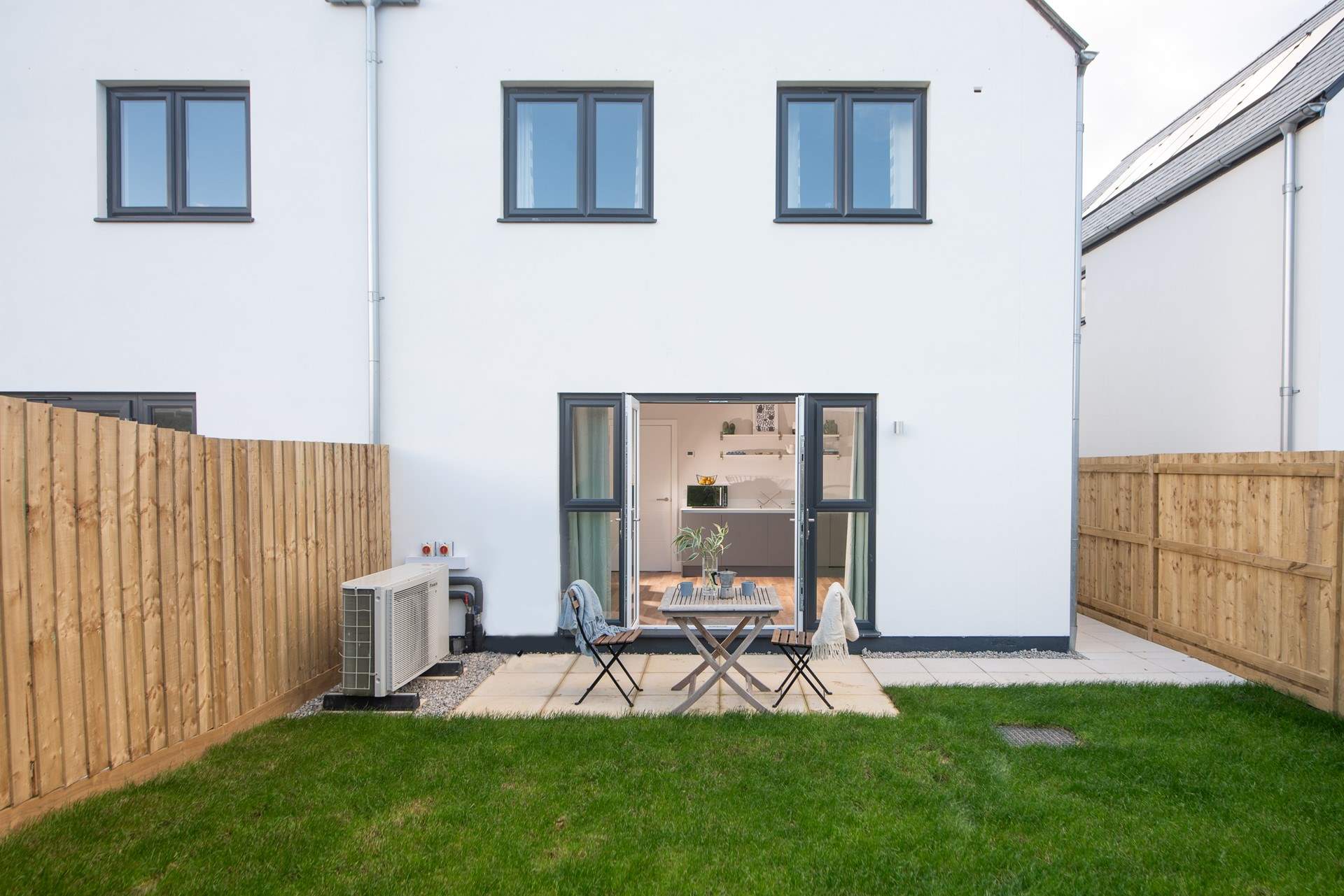 The patio area, please be reassured that a larger table and chairs will be in situ for 2024.