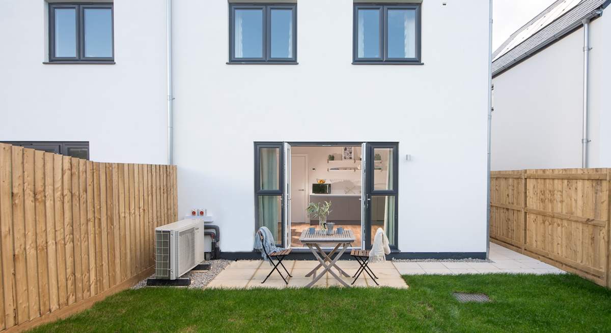 The patio area, please be reassured that a larger table and chairs will be in situ for 2024.