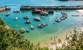 Enjoy a cream tea or maybe a crab sandwich overlooking Newquay's harbour.  - Thumbnail Image