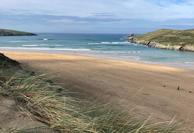 Crantock beach is just stunning. 