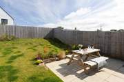 Enjoy long lunches in the sunny garden.