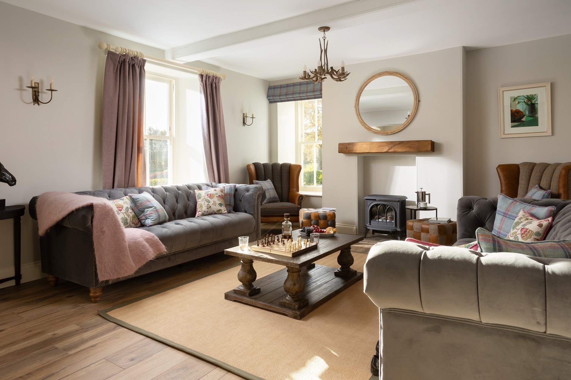 With three sitting-rooms to choose from you will be spoilt for choice.