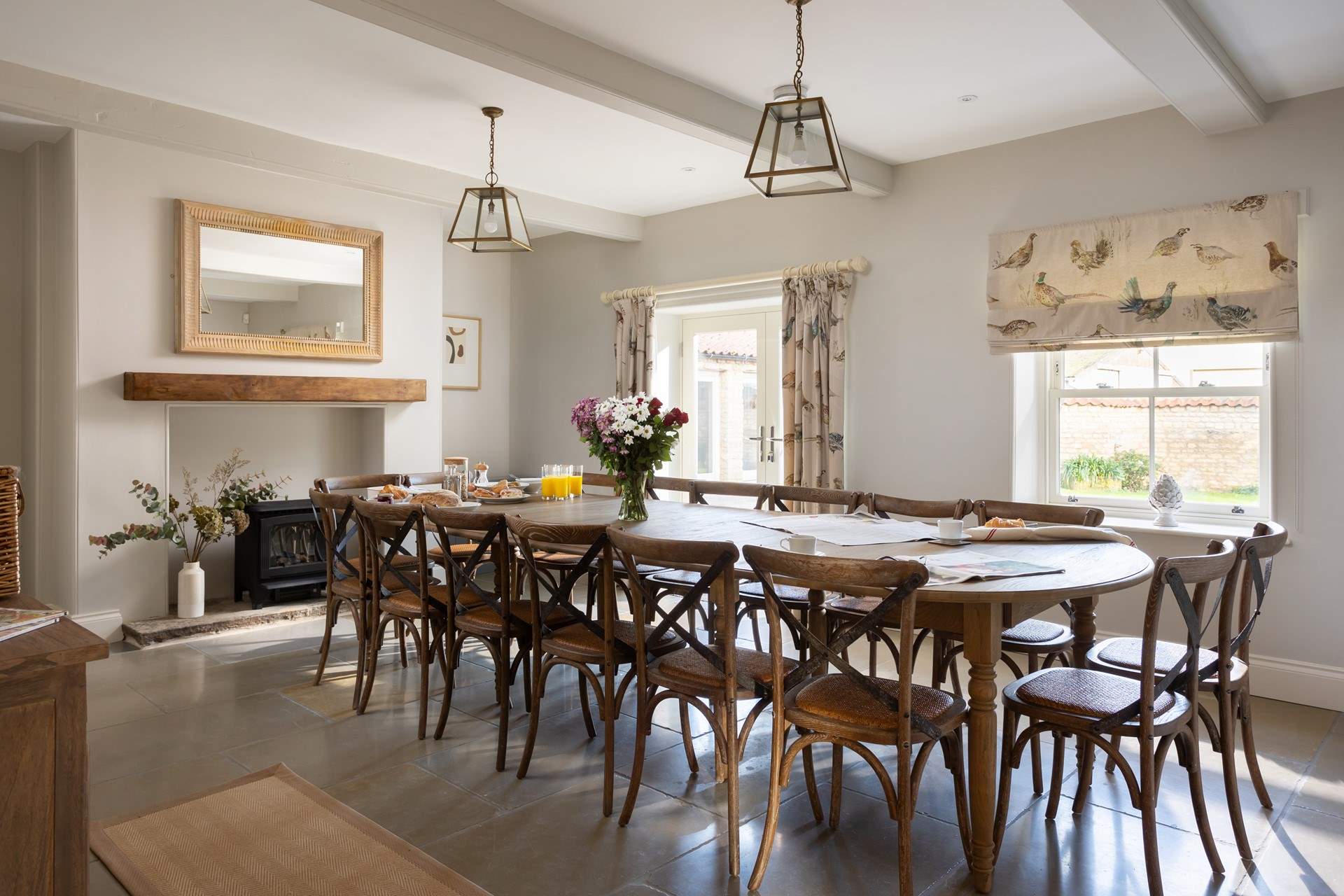 Enjoy dinner with family and friends or just relax over a morning coffee with the papers. 