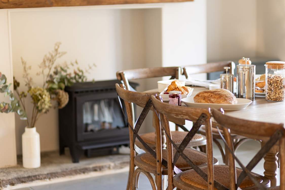 Breakfast on holiday is a time to spoil yourself and linger a-while.