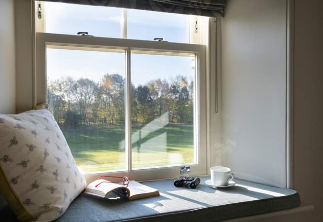 A cup of tea and a good book sitting by the window is just the thing to take some time out.