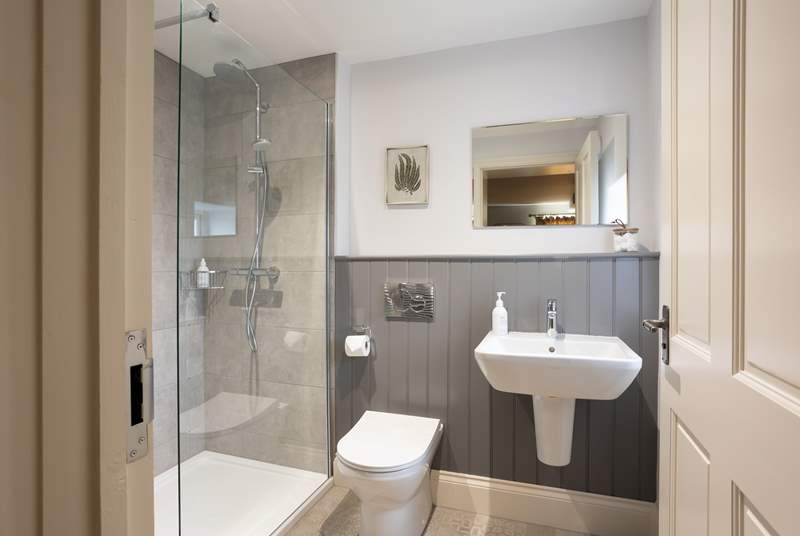 Enjoy a long hot shower in this lovely en suite.