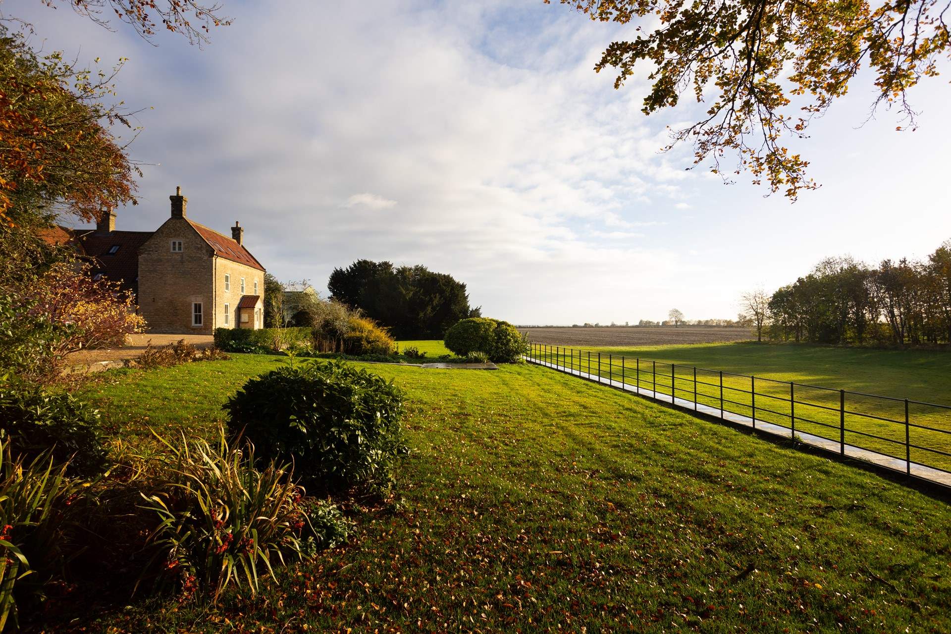 Take a stroll around the two acre grounds.