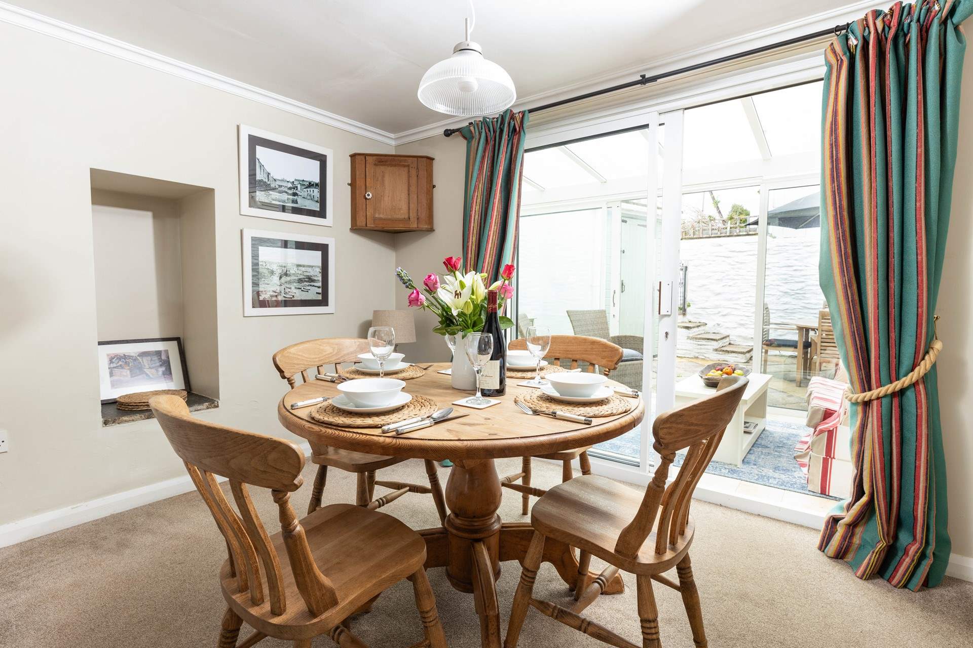 Enjoy meals with family or friends. 