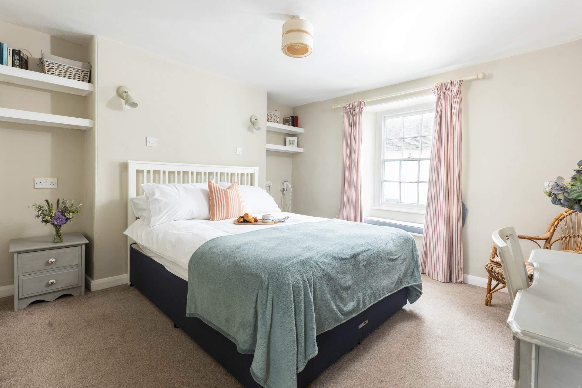 Bedroom 1 with king-size double bed. 