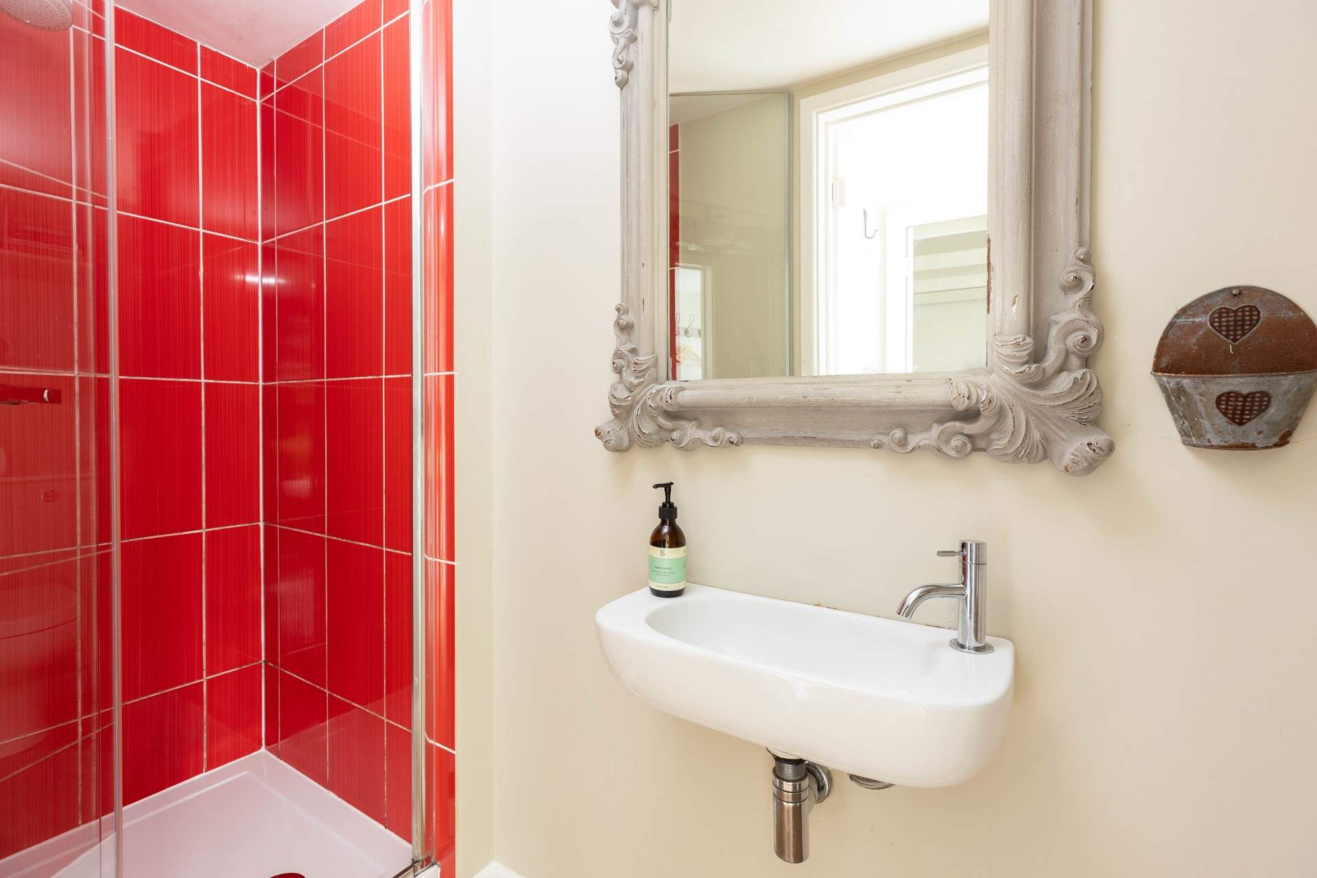 The en suite shower-room for the annexe.