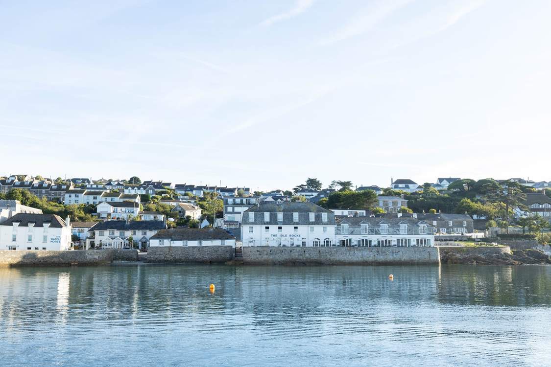 The beautiful seaside town of St Mawes.