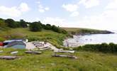 The Hidden Hut on Porthcurnick beach is a must visit.  - Thumbnail Image