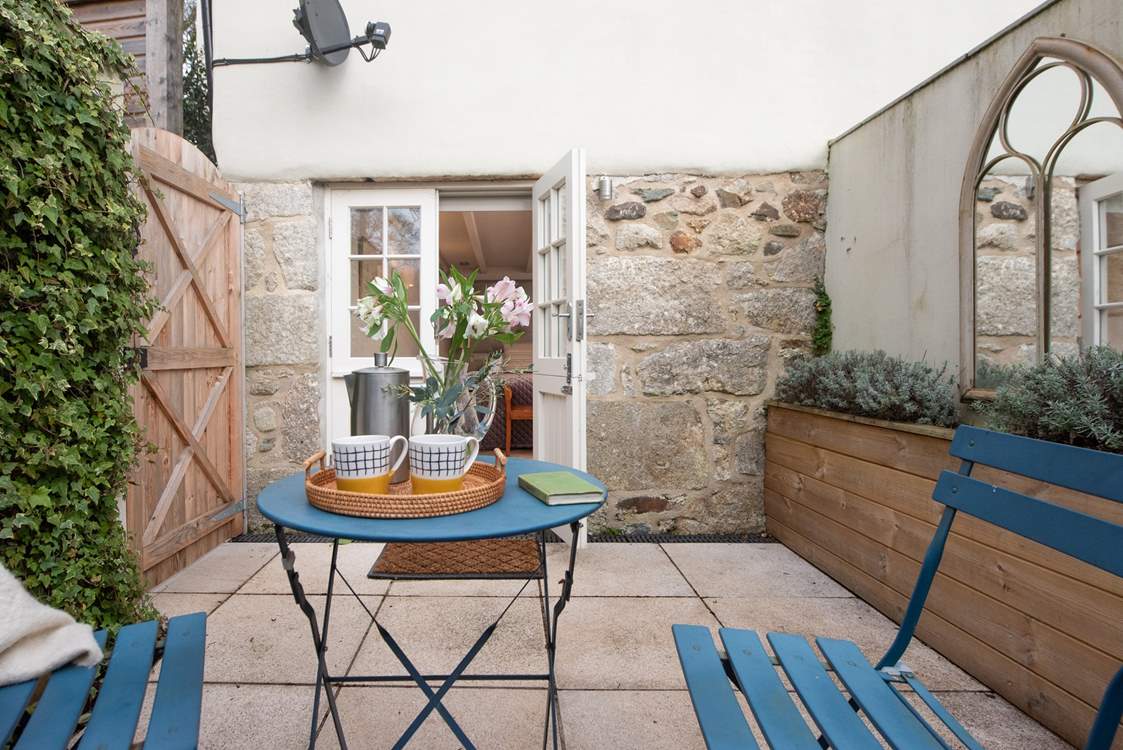 A lovely area to sit with a good book or morning coffee.