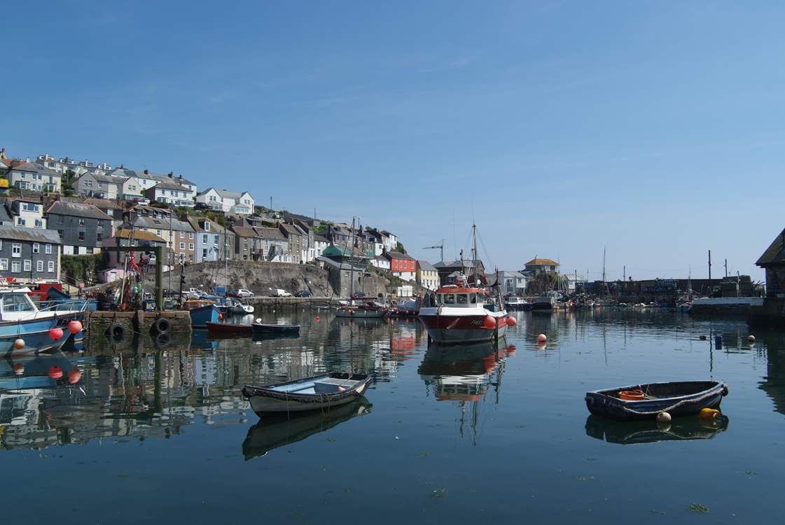 The quaint harbour of Mevagissey.