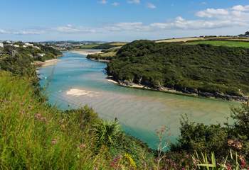 The River Gannel in nearby Newquay.