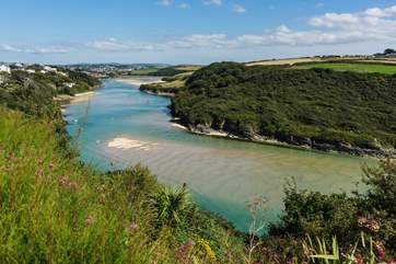 The River Gannel in nearby Newquay.