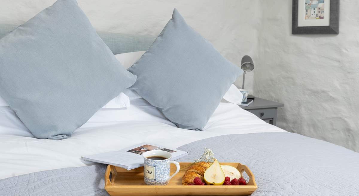 Breakfast in bed, yes please. 