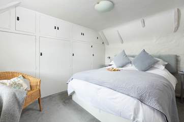The main bedroom has so much storage for all your holiday clothes (Bedroom 1).