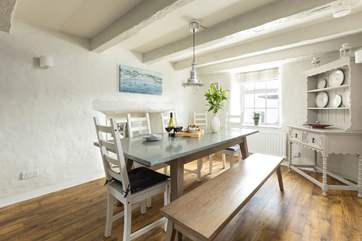 Time to relax around the dining-table.