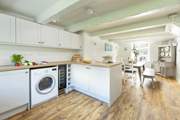 The open plan kitchen/diner is a lovely space to spend time together.