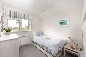 Lovely seaside touches in bedroom two.
