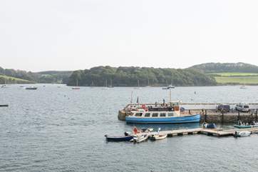 Catch the ferry to Falmouth.