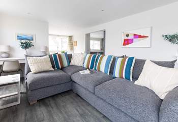 The open plan layout is a great space to gather everyone together. 